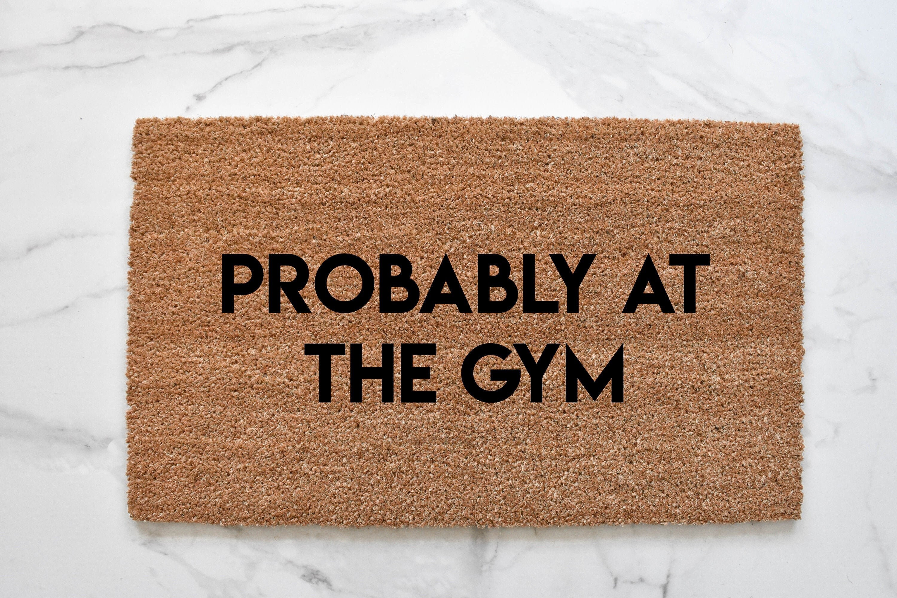 Gym Doormat Fitness Doormat Funny Doormat Mat Etsy