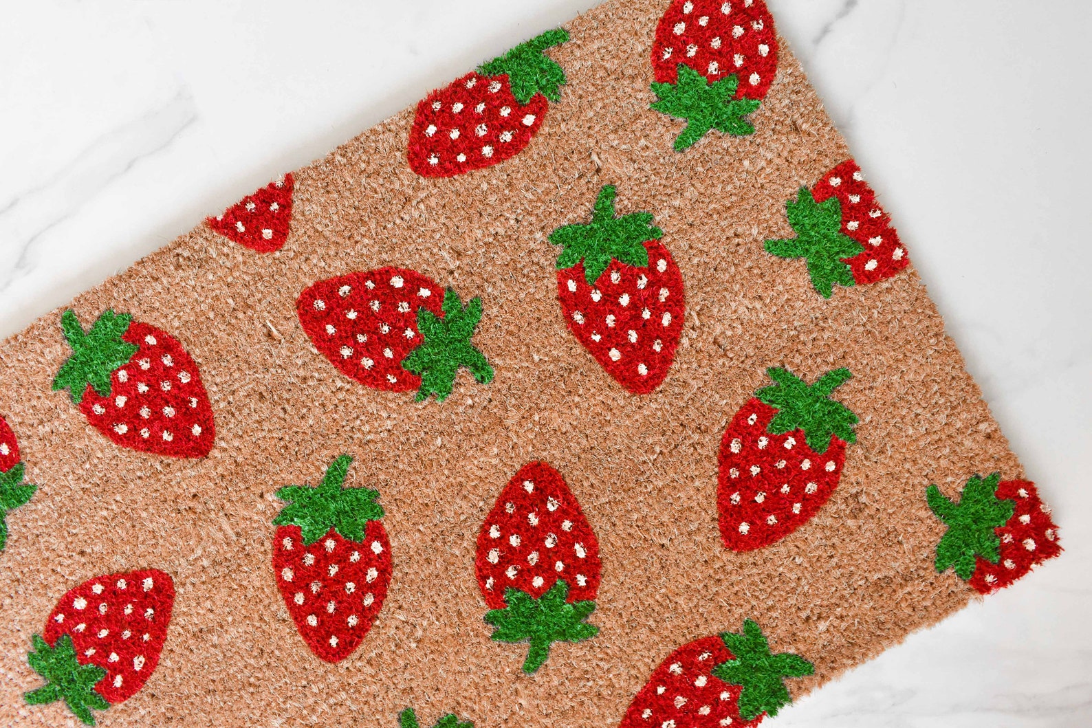 Strawberry Doormat Summer Doormat Cute Doormat Mat Etsy