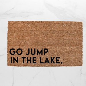 Lake Doormat, Lake House Decor, Cabin Doormat, Cabin Decor, Cute Doormat, Welcome Mat, Outdoor Mat, Doormat, Porch Decor, Outdoor Decor