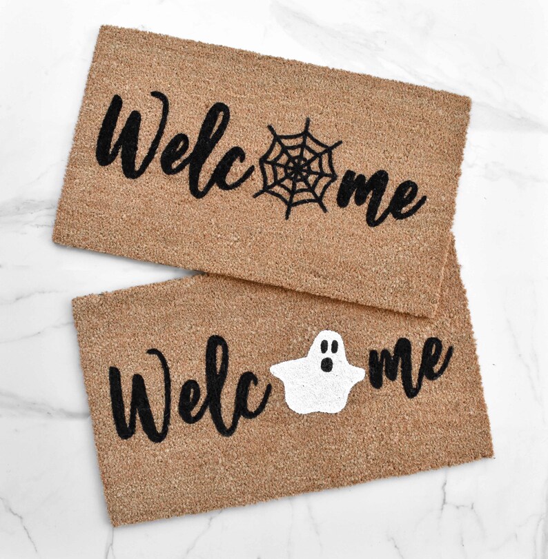 Ghost Doormat Halloween Doormat Cute Doormat Etsy