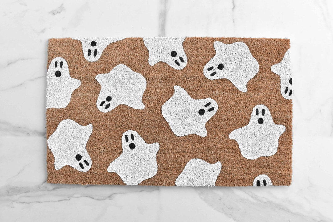 Ghost Doormat, Halloween Doormat, Cute Doormat, Halloween Decor, Front