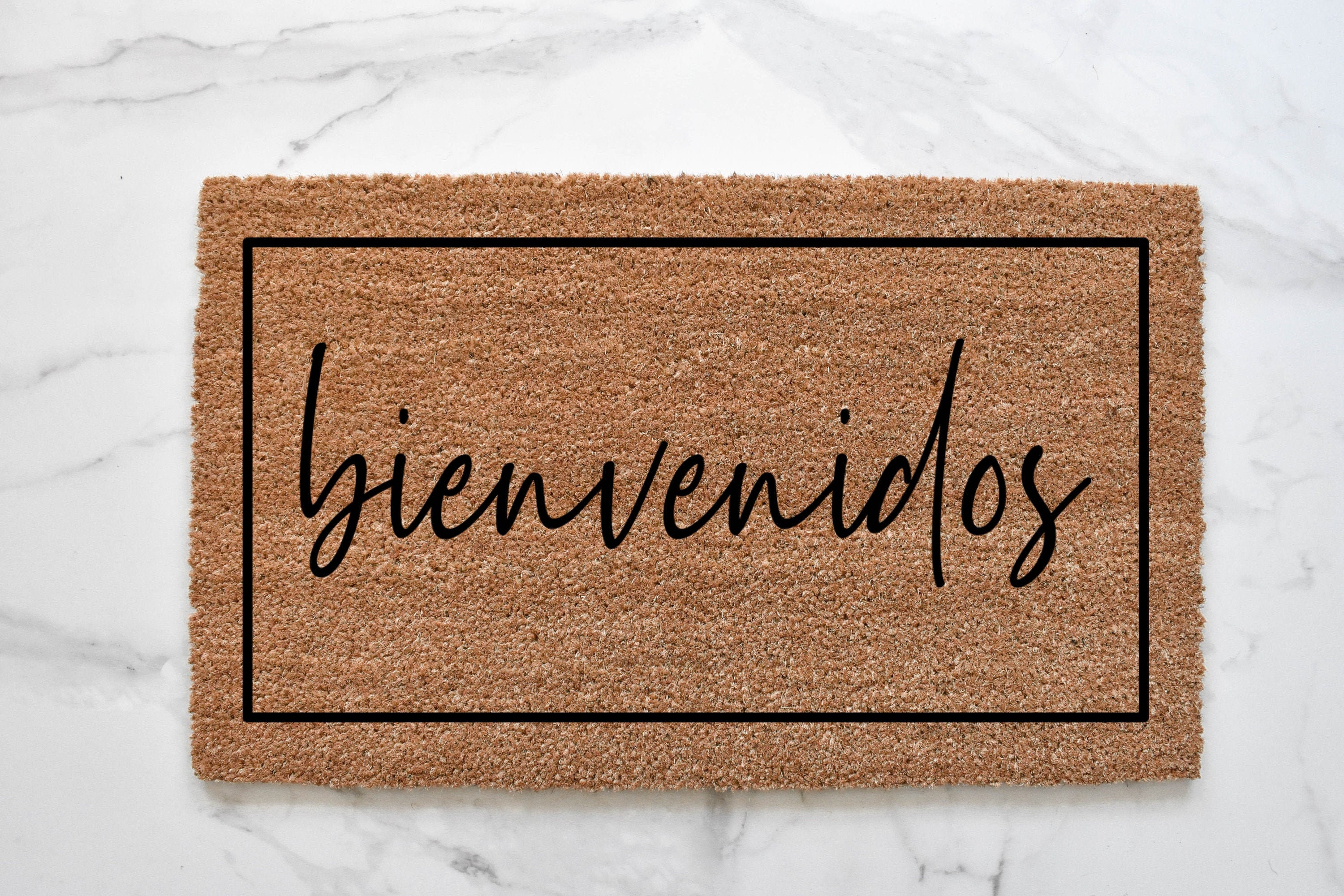 Bienvenidos Doormat Mat Housewarming Gift Outdoor Etsy