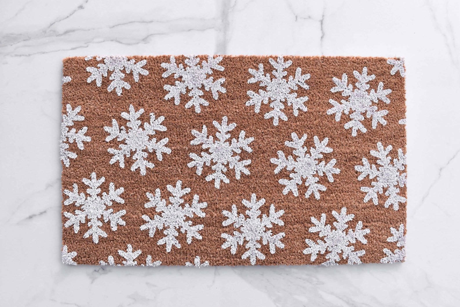Snowflake Doormat Winter Doormat Cute Doormat Snow Etsy