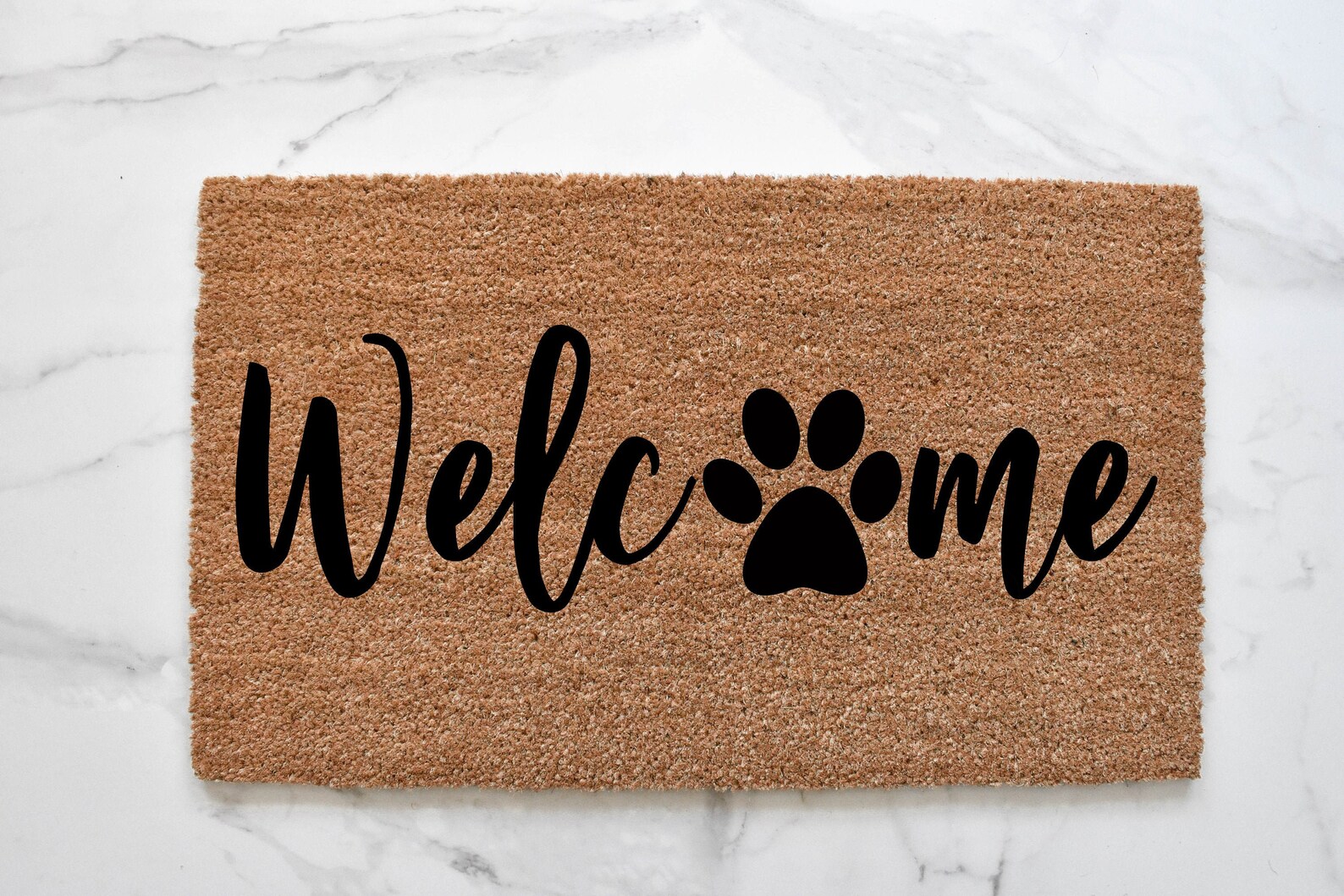 Paw Print Doormat Paw Print Doormat Cute Doormat Etsy
