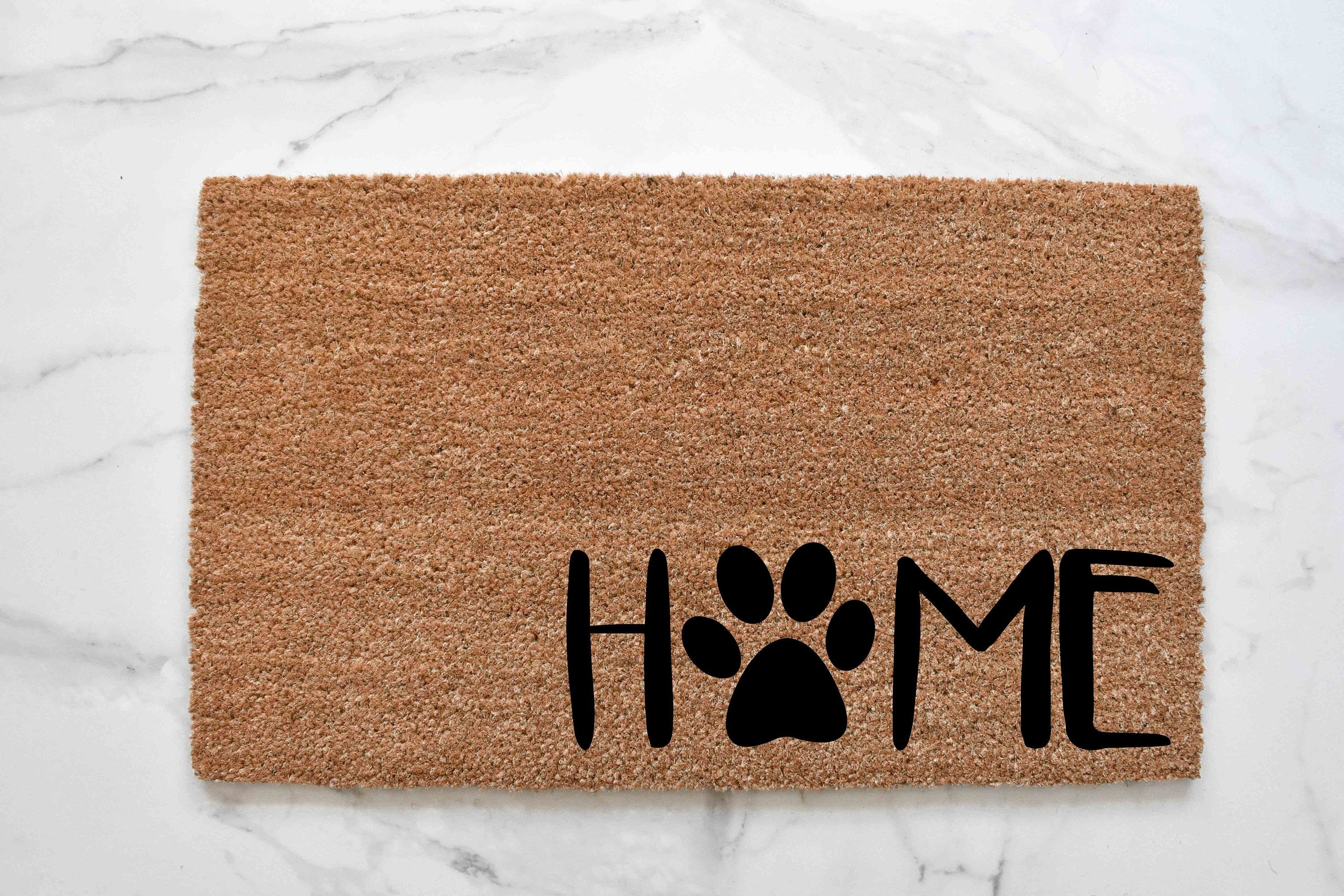 Home Doormat Paw Print Doormat Dog Doormat Cat Doormat Etsy