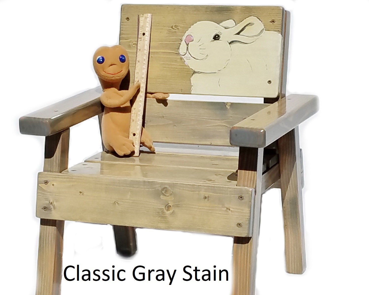 Kids Rabbit Chair Outdoor Wood Furniture Bunny Gift Boy / Etsy