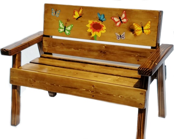 childrens garden bench