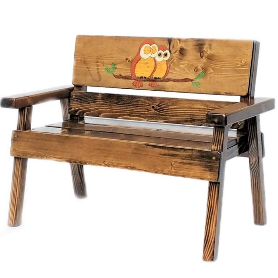 childrens garden bench