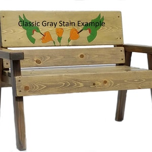 Childrens Garden Bench Outdoor Furniture Reclaimed Wood Boy | Etsy