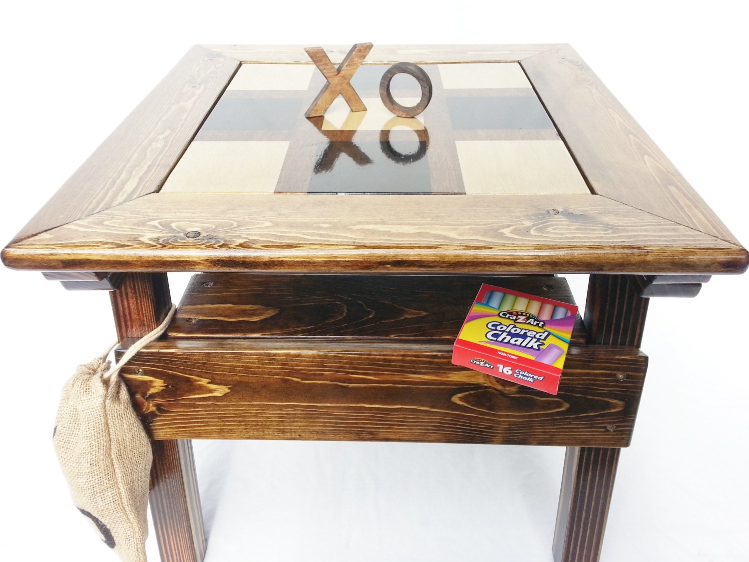 Children's Game Table Kids Tic Tac Toe / Chalkboard Etsy
