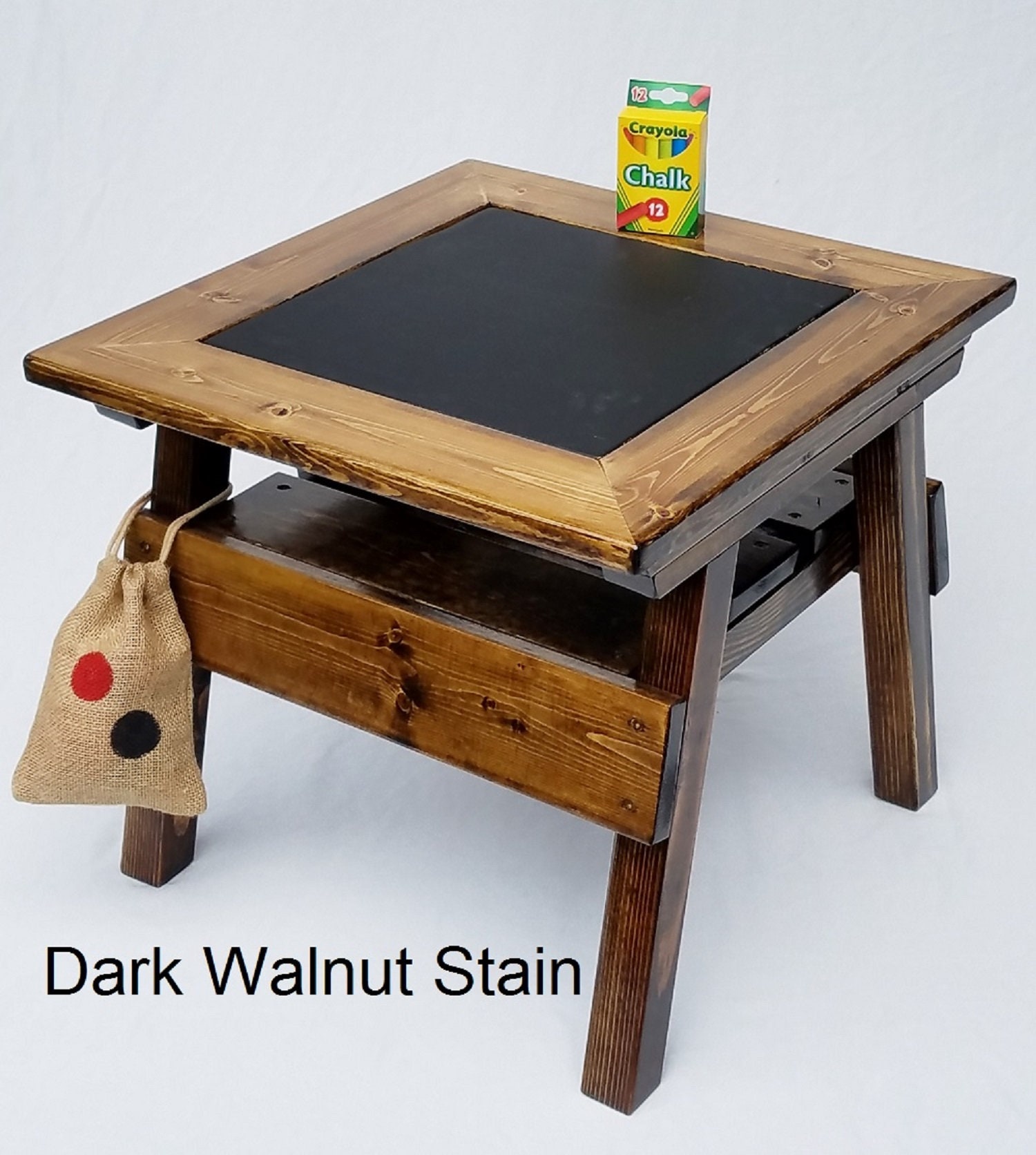 Children's Game Table Kids Tic Tac Toe / Chalkboard Etsy