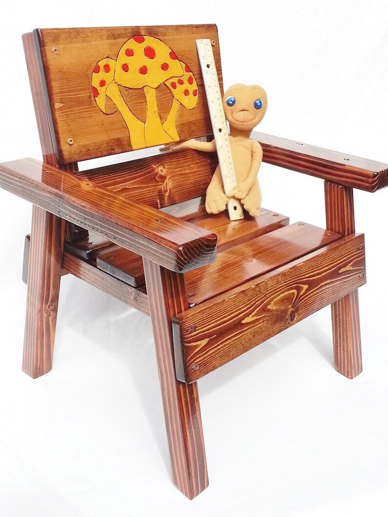 Kids Toddler Outdoor Wood Chair Childrens Patio Garden | Etsy