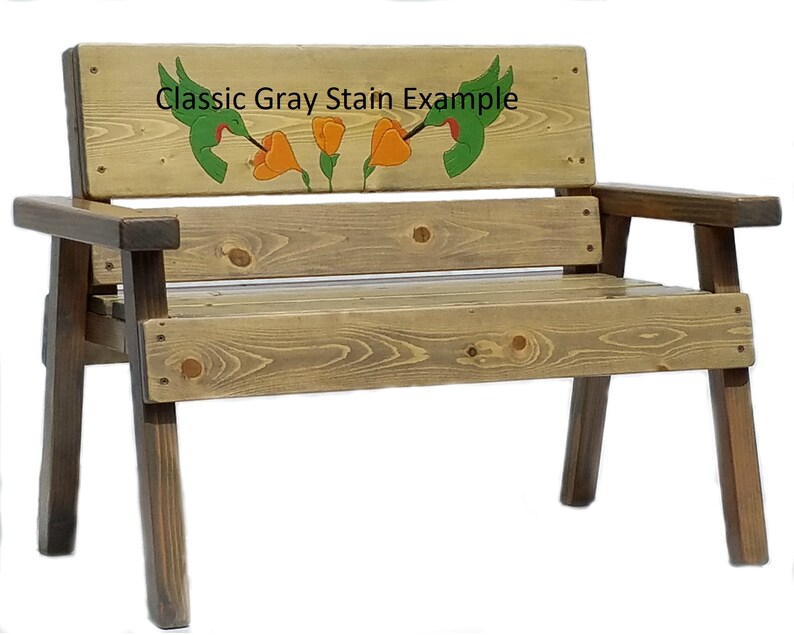 Pet Memorial Bench Personalized Dog / Cat Wood Furniture Pet Etsy