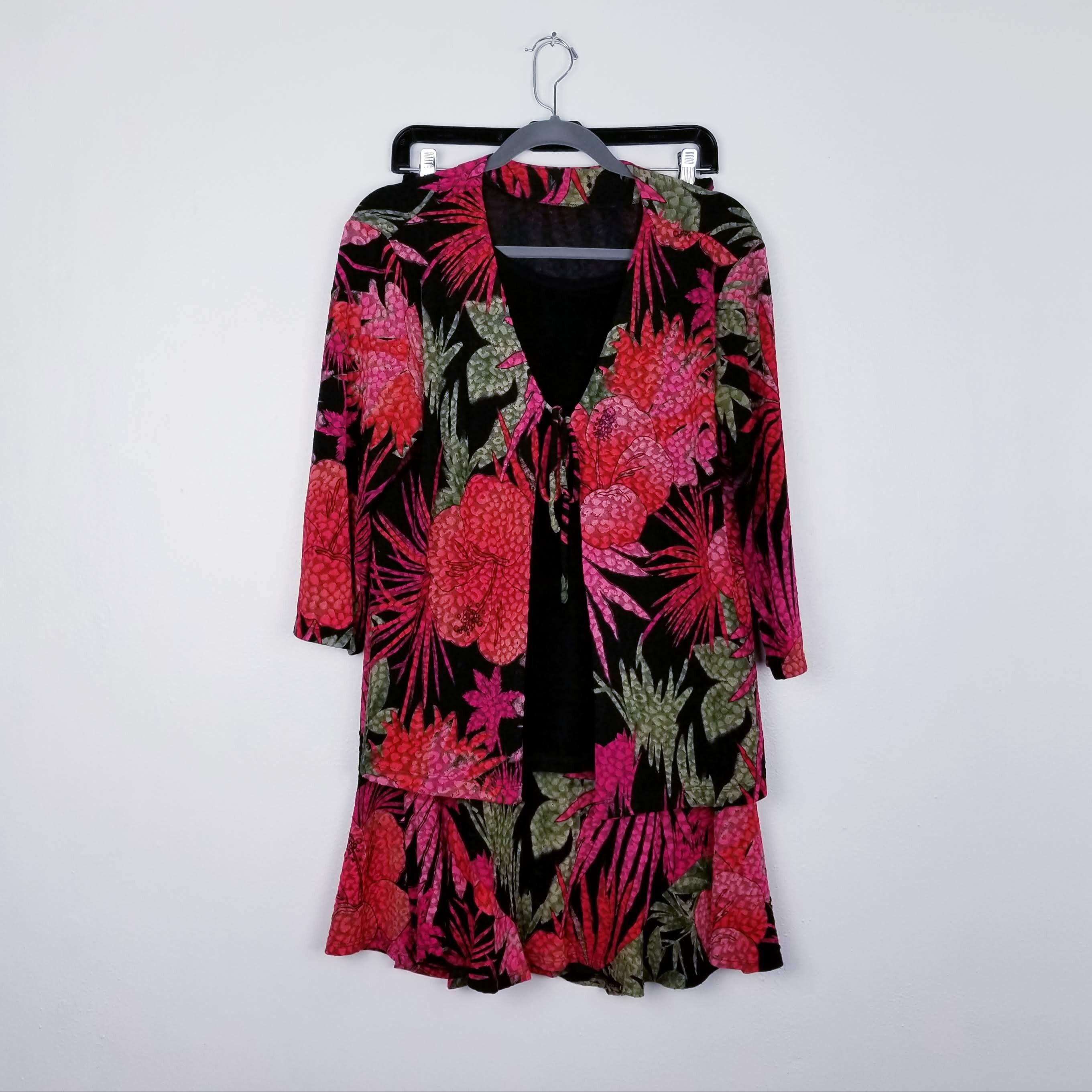 maxi skirt with top set