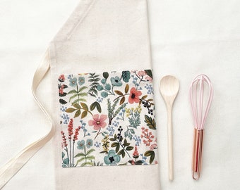 wildflower gardening/chef apron