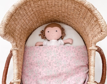 Liberty blush doll blanket