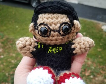 Pocket Michael Mell crochet doll - George Salazar amigurumi