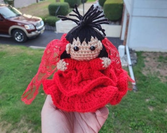 Lydia Deetz Pocket Doll Ready to Ship