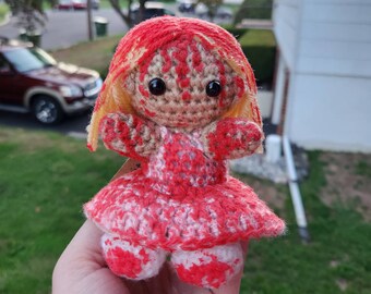 Ready to Ship- Carrie White Amigurumi Doll - Stephen King Art Doll