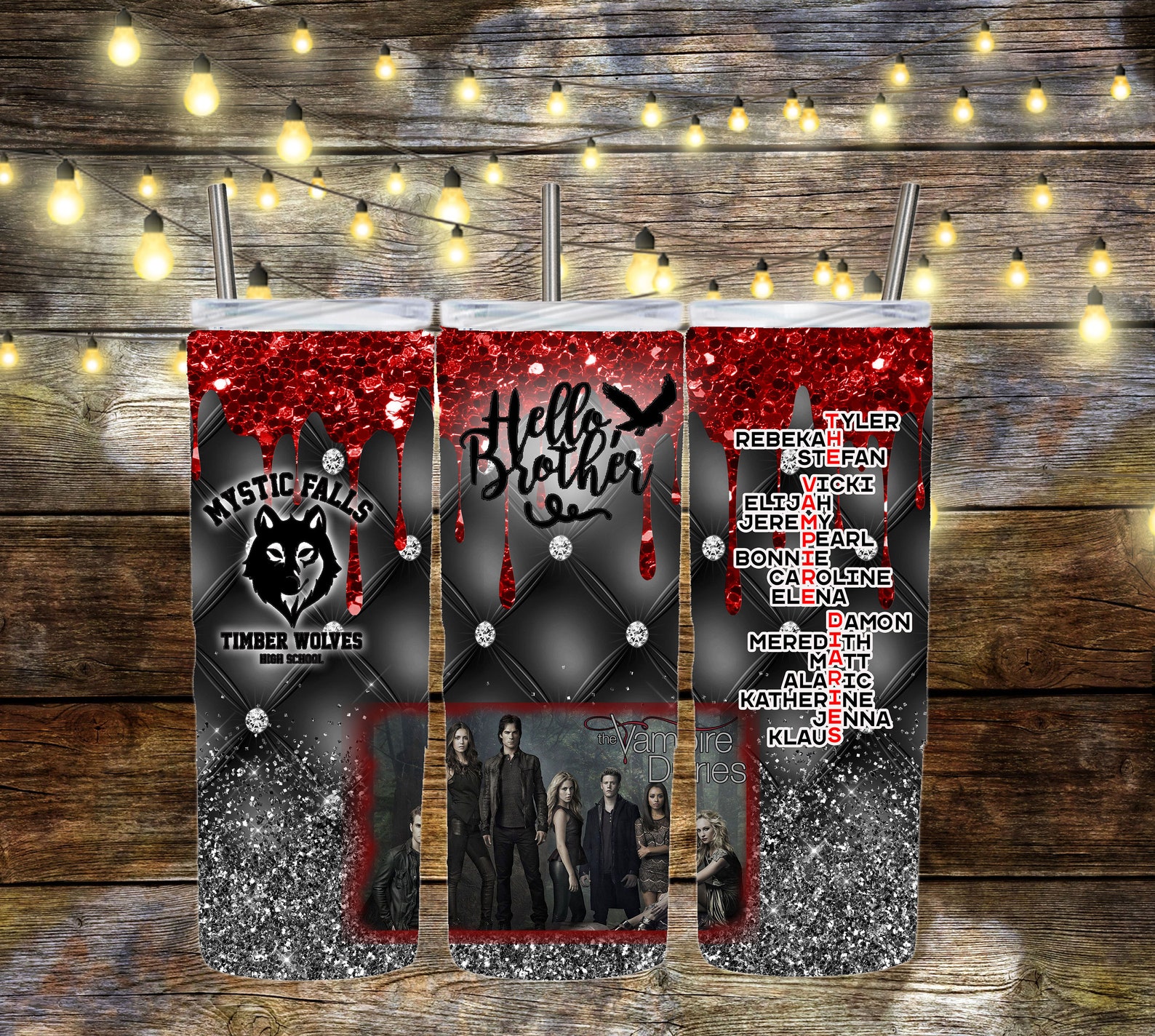 Vampire Diaries 20oz Tumbler Wrap - Etsy