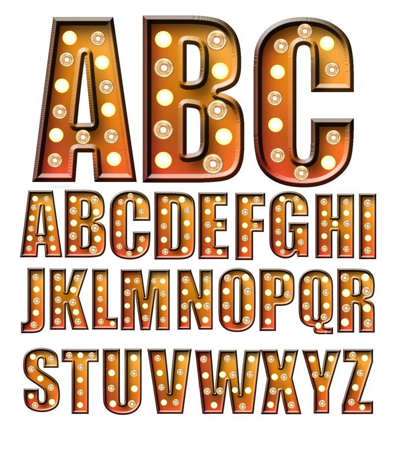 Marquee Font Pngs For Free Download - vrogue.co
