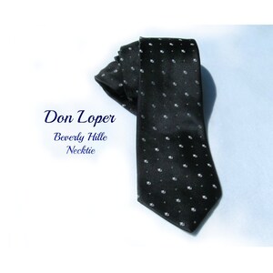 Men&#39;s accessories , necktie men&#39;s - Black tie -  suit tie, designer tie,  gift for men, Don Lopper necktie -   # T 63