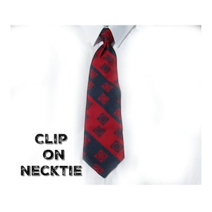 suit tie - Clip tie, Blue clip on necktie, men&#39;s clip on tie, Men&#39;s tie,  70&#39;s tie    # T 19