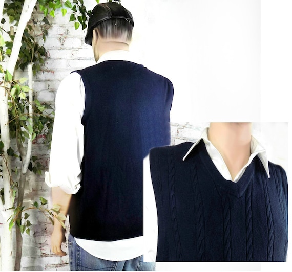 knit sweater vest mens