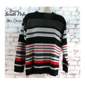 striped sweater, unisex jumper , baggy sweater, guys sweater, large sweater, # 25