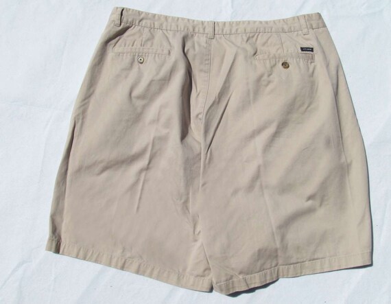 Men's Pleated Front Shorts Tan Shorts 