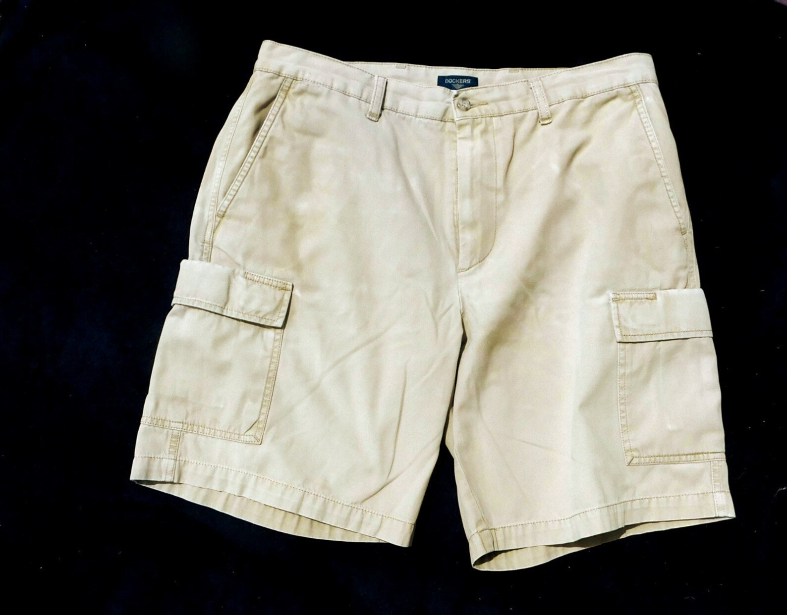 Cargo shorts men vintage cotton shorts men vintage shorts Etsy