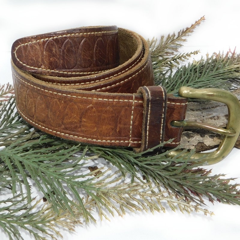 Brown Casual Leather Belt main image 1