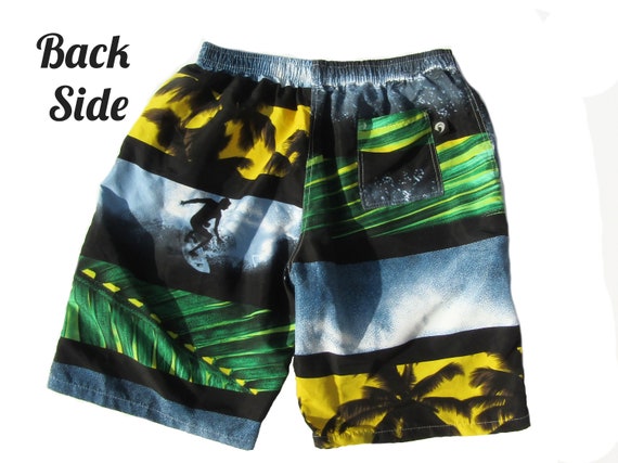 Vintage swim trunks men, Vintage swim shorts, men… - image 2