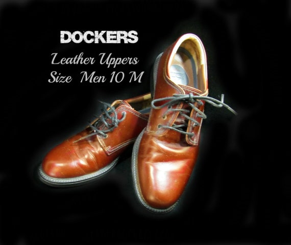 Brown leather shoes, men's leather shoes, men's d