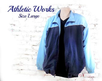 men's light weigh jacket, lined jacket -  men's navy blue jacket - men's Athletic jacket -men's outer wear, - men's Spring jacket ,  # 9