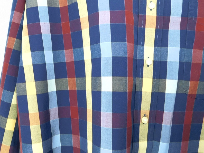 men/'s Cotton shirt Dress button up Shirt -Size XL # 43 men/'s Plaid shirt men/'s suit shirt men/'s dress shirt men/'s long sleeve shirt