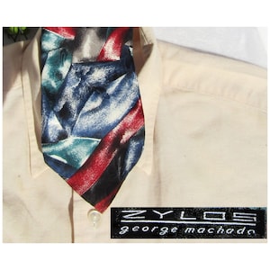 Vintage Abstract tie men- Silk necktie -men&#39;s thin tie -men&#39;s accessories -suit tie - designer tie -office neck wear -Zylos necktie - # T 83