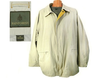 men's light weigh jacket, lined Rain coat -men's Tan jacket - men's Athletic jacket -men's outer wear, - men's Spring jacket ,  #