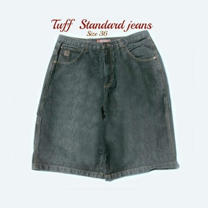men&#39;s jean shorts, denim shorts,blue jean shorts, carpenter shorts,90&#39;s shorts, size 35-36 shorts, # 12