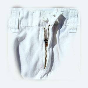 vintage men's shorts,men' dress shorts, casual shorts, men's white shorts, Size 32, 22 image 4