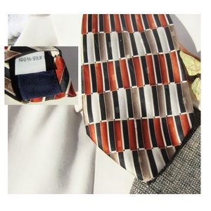 Vintage Pattern silk tie men , 100% silk tie, men&#39;s neckwear, men&#39;s necktie, Wide Long Tie -Office Suit Accessories Tie -men&#39;s gift,  # T 15