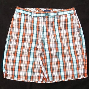 Vintage 90&#39;s Men&#39;s Plaid Shorts, Preppy men&#39;s shorts , Men&#39;s Retro Shorts, Grunge Shorts, Cotton summer Shorts , size -34 shorts, # 36