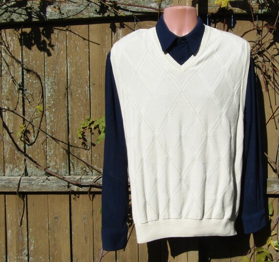 Mens vintage cheap sweater vest