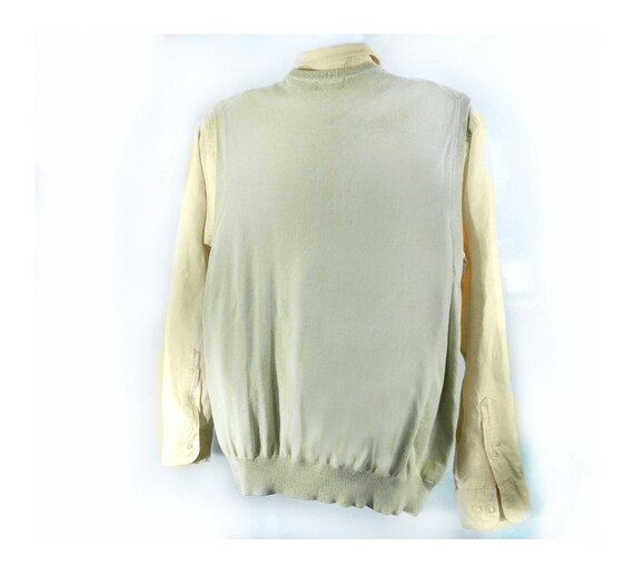 V neck vest -big Tall clothing men -sweater vest … - image 3