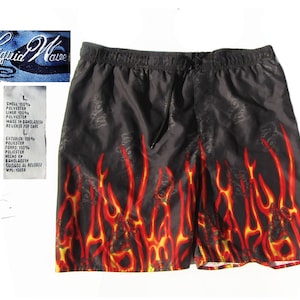 Vintage swim trunks men - Swim Suit Men - swim suit men - surf shorts, men&#39;s summer shorts,  swim trunks,  size Large ,   # 31