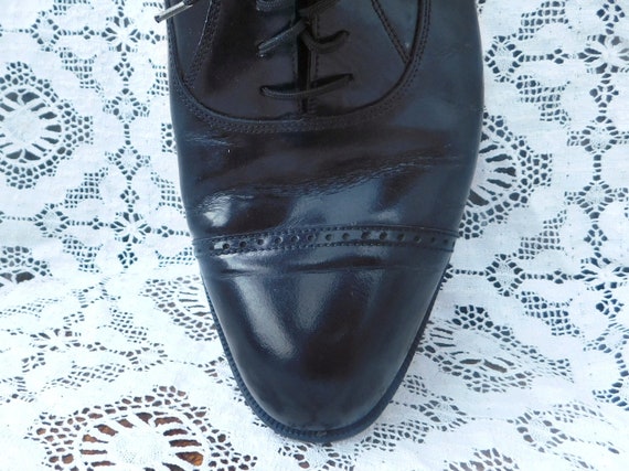 Wingtip shoes, leather wingtip shoes, men's rocka… - image 3