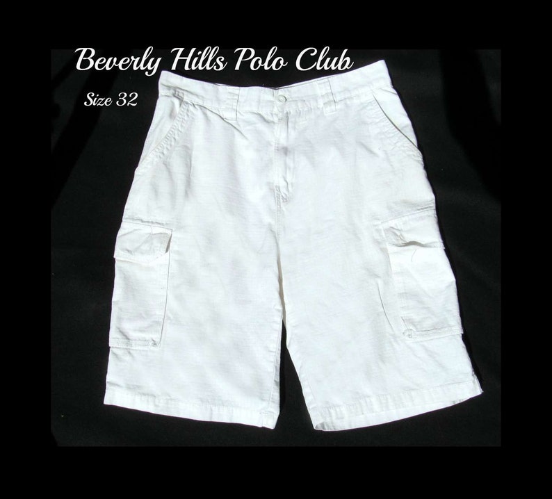 vintage men's shorts,men' dress shorts, casual shorts, men's white shorts, Size 32, 22 image 2