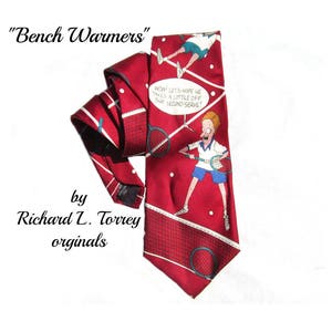 tennis tie - novelty tie - cool tie - trendy tie - sport theme tie - statement tie -Coach tie - Father day gift - # T 21