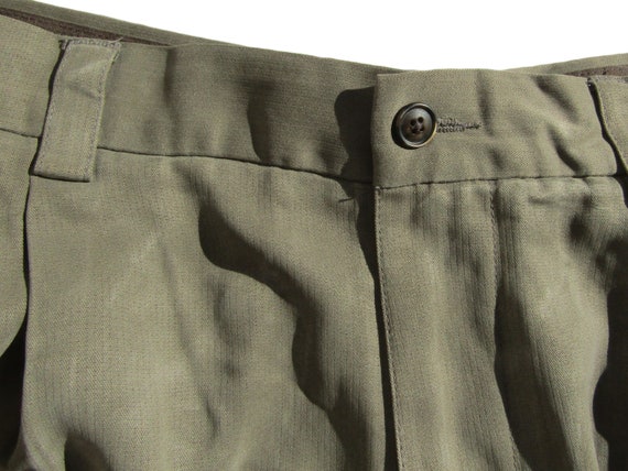 men's dress shorts, Silk pleated front shorts, To… - image 6