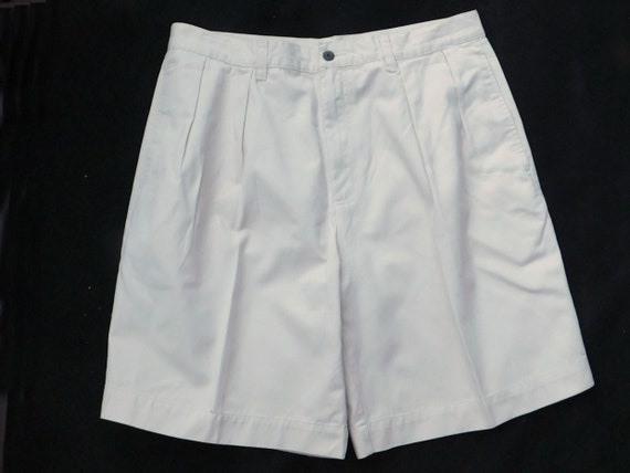 Mens pleated front shorts deals